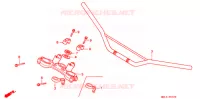 GUIDON   TE DE FOURCHE pour Honda XR 600 R de 1993