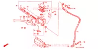 MAITRE CYLINDRE DE FREIN AVANT pour Honda XR 600 R de 1993