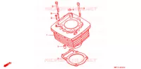 CYLINDRE pour Honda XR 600 R de 1994