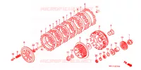 EMBRAYAGE pour Honda XR 600 R de 1994