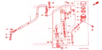 MAITRE CYLINDRE DE FREIN ARRIERE pour Honda XR 600 R de 1994