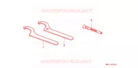 OUTIL pour Honda XR 600 R de 1994