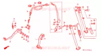 PEDALE   KICK pour Honda XR 600 R de 1994
