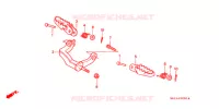 REPOSE PIED pour Honda XR 600 R de 1994