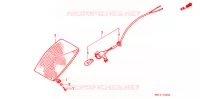 FEU ARRIERE (3) pour Honda XR 600 R de 1994