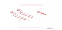 OUTIL pour Honda XR 600 R de 1994