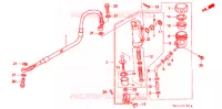 MAITRE CYLINDRE DE FREIN ARRIERE pour Honda XR 600 R de 1994