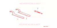 OUTIL pour Honda XR 600 R de 1994
