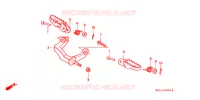 REPOSE PIED pour Honda XR 600 R de 1994