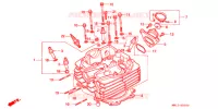 CULASSE pour Honda XR 600 R de 1997