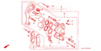 ETRIER DE FREIN AVANT pour Honda XR 600 R de 1997