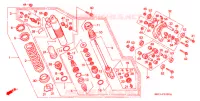 AMORTISSEUR ARRIERE pour Honda XR 600 Kumamoto factory de 1998
