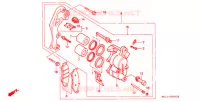 ETRIER DE FREIN AVANT pour Honda XR 600 Kumamoto factory de 1998