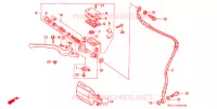 MAITRE CYLINDRE DE FREIN AVANT pour Honda XR 600 Kumamoto factory de 1998