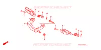 REPOSE PIED pour Honda XR 600 Kumamoto factory de 1998