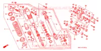 AMORTISSEUR ARRIERE pour Honda XR 600 Kumamoto factory de 1998