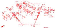 ARBRE A CAMES   SOUPAPE pour Honda XR 600 Kumamoto factory de 1998