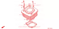 CYLINDRE pour Honda XR 600 Kumamoto factory de 1998