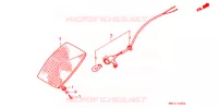 FEU ARRIERE (3) pour Honda XR 600 Kumamoto factory de 1998