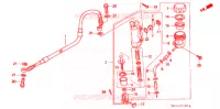 MAITRE CYLINDRE DE FREIN ARRIERE pour Honda XR 600 Kumamoto factory de 1998