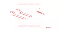 OUTIL pour Honda XR 600 Kumamoto factory de 1998