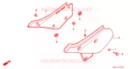 COUVERCLES LATERAUX pour Honda XR 600 R de 1998