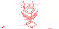 CYLINDRE pour Honda XR 600 R de 1998