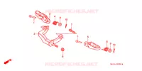 REPOSE PIED pour Honda XR 600 R de 1998