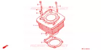 CYLINDRE pour Honda XR 600 Kumamoto factory de 1998