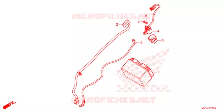 BATTERIE Honda MOTO 650 CB 2021  CB650RAM