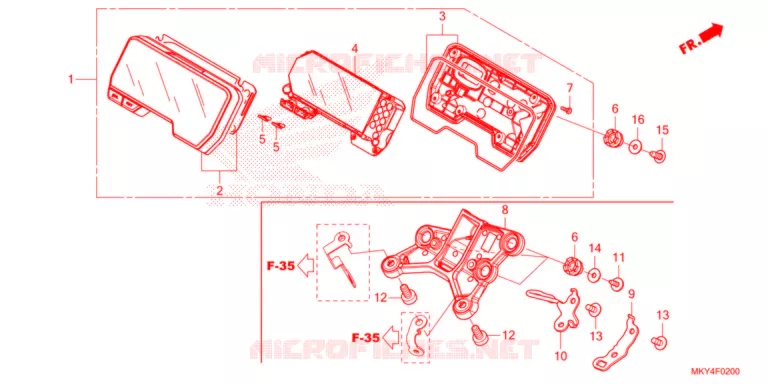 COMPTEUR Honda MOTO 650 CBR 2021  CBR650RAM