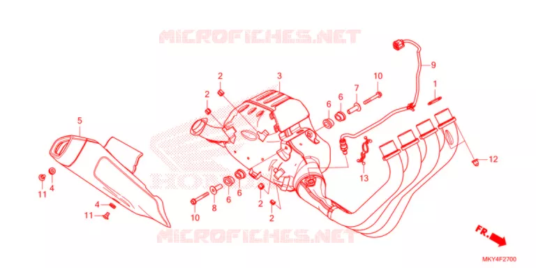 SILENCIEUX D'ECHAPPEMENT Honda MOTO 650 CBR 2021  CBR650RAM