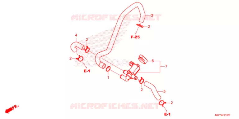 VALVE DE COMMANDE D'INJECTION D'AIR Honda MOTO 650 CBR 2021  CBR650RAM