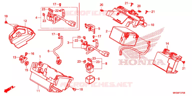 BATTERIE Honda MOTO 1100 AFRICA-TWIN 2021  CRF1100AM