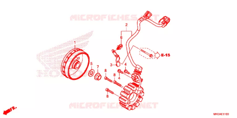 ALTERNATEUR Honda MOTO 450 CRF 2021  CRF450RLM