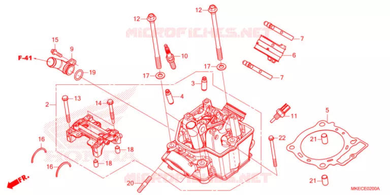 CULASSE Honda MOTO 450 CRF 2021  CRF450RM