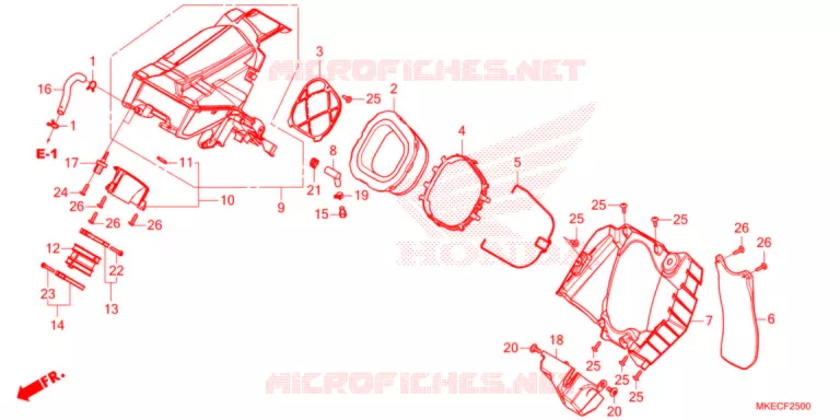 FILTRE A AIR Honda MOTO 450 CRF 2021  CRF450RM