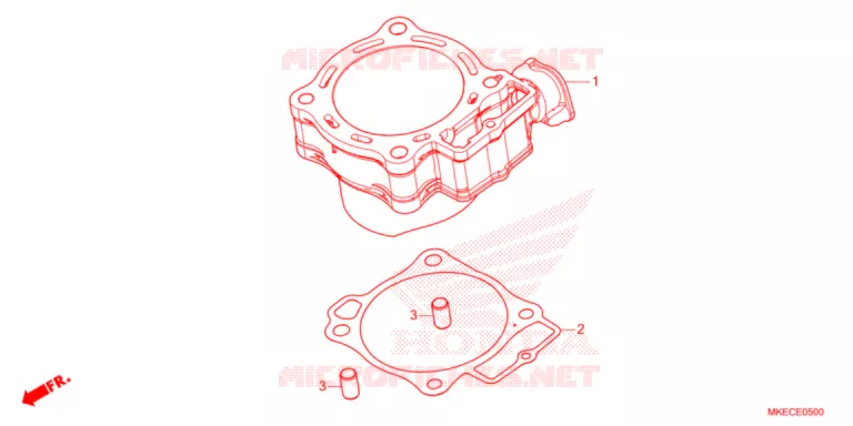 CYLINDRE Honda MOTO 450 CRF 2021  CRF450RWEM