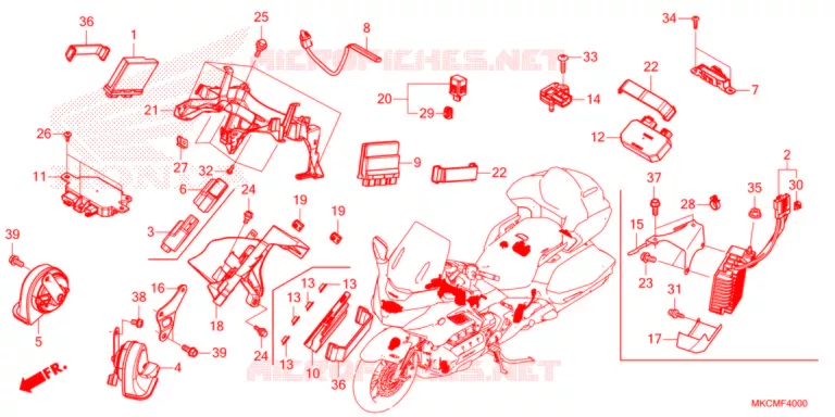 UNITE DE COMMANDE Honda MOTO 1800 GOLD-WING 2021  GL1800DAM
