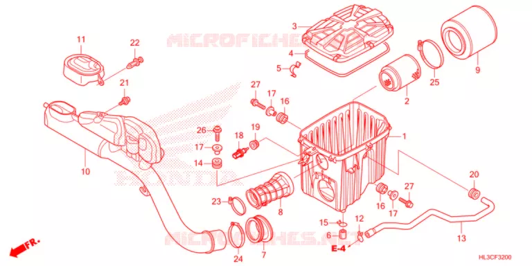 FILTRE A AIR Honda ATV 700 PIONEER 2021  SXS700M2DM