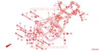 CADRE pour Honda CB 400 SUPER FOUR TYPE VI de 2011
