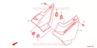 COUVERCLES LATERAUX pour Honda CB 400 SUPER FOUR TYPE VI de 2011