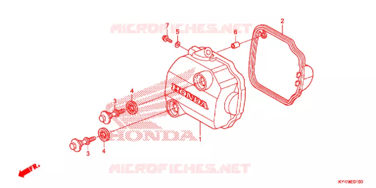 COUVRE CULASSE Honda MOTO 110 CRF 2021  CRF110FM