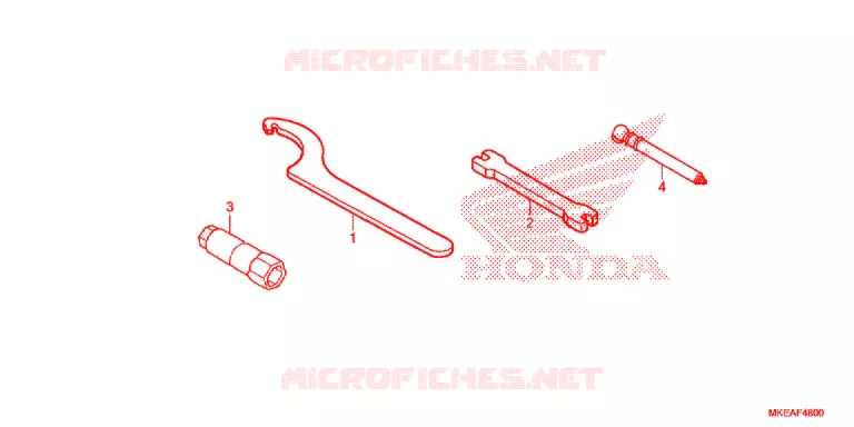 OUTIL Honda MOTO 450 CRF 2021  CRF450RLM