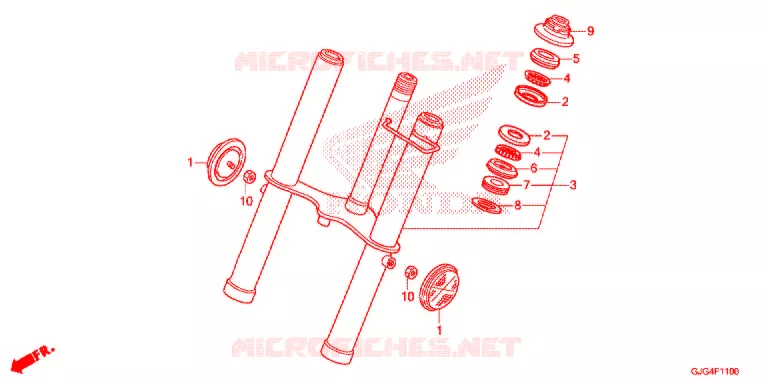 FOURCHE Honda MOTO 50 CRF 2021  CRF50FM