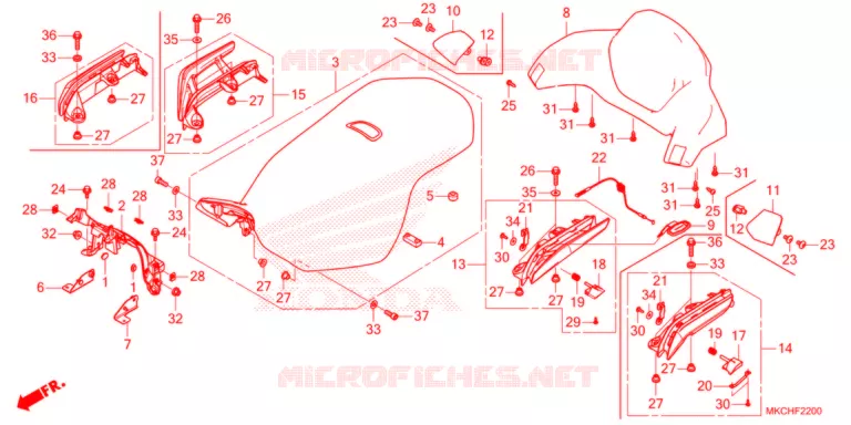 SELLE Honda MOTO 1800 GOLD-WING 2021  GL1800DAM