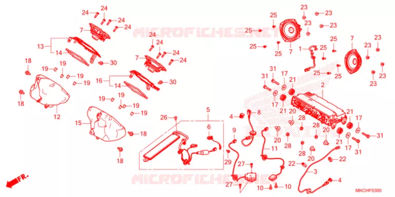 APPAREIL AUDIO Honda MOTO 1800 GOLD-WING 2021  GL1800DAM