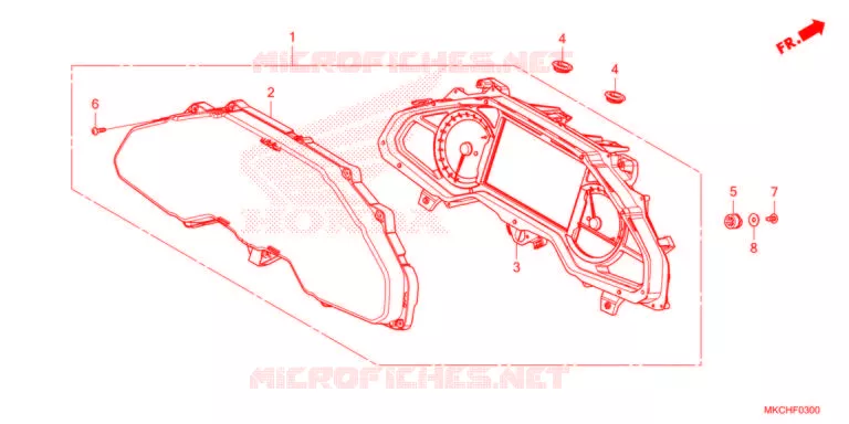 COMPTEUR Honda MOTO 1800 GOLD-WING 2021  GL1800DAM