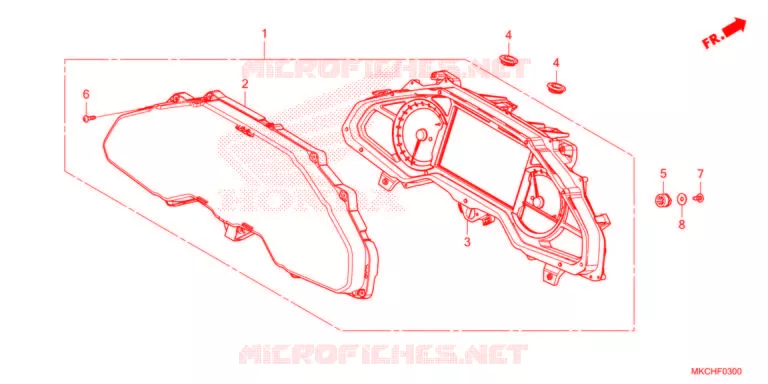 COMPTEUR Honda MOTO 1800 GOLD-WING 2021  GL1800DAM