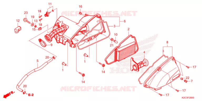 FILTRE A AIR Honda SCOOTER 110 VISION 2021  NSC110M